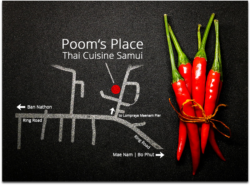 Poom's Place - Bestes Thai Food Restaurant in Mae Nam, Ko Samui